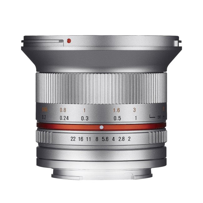 Product Image of Samyang 12mm f2.0 NCS CS Lens Silver - Micro Four Thirds Fit