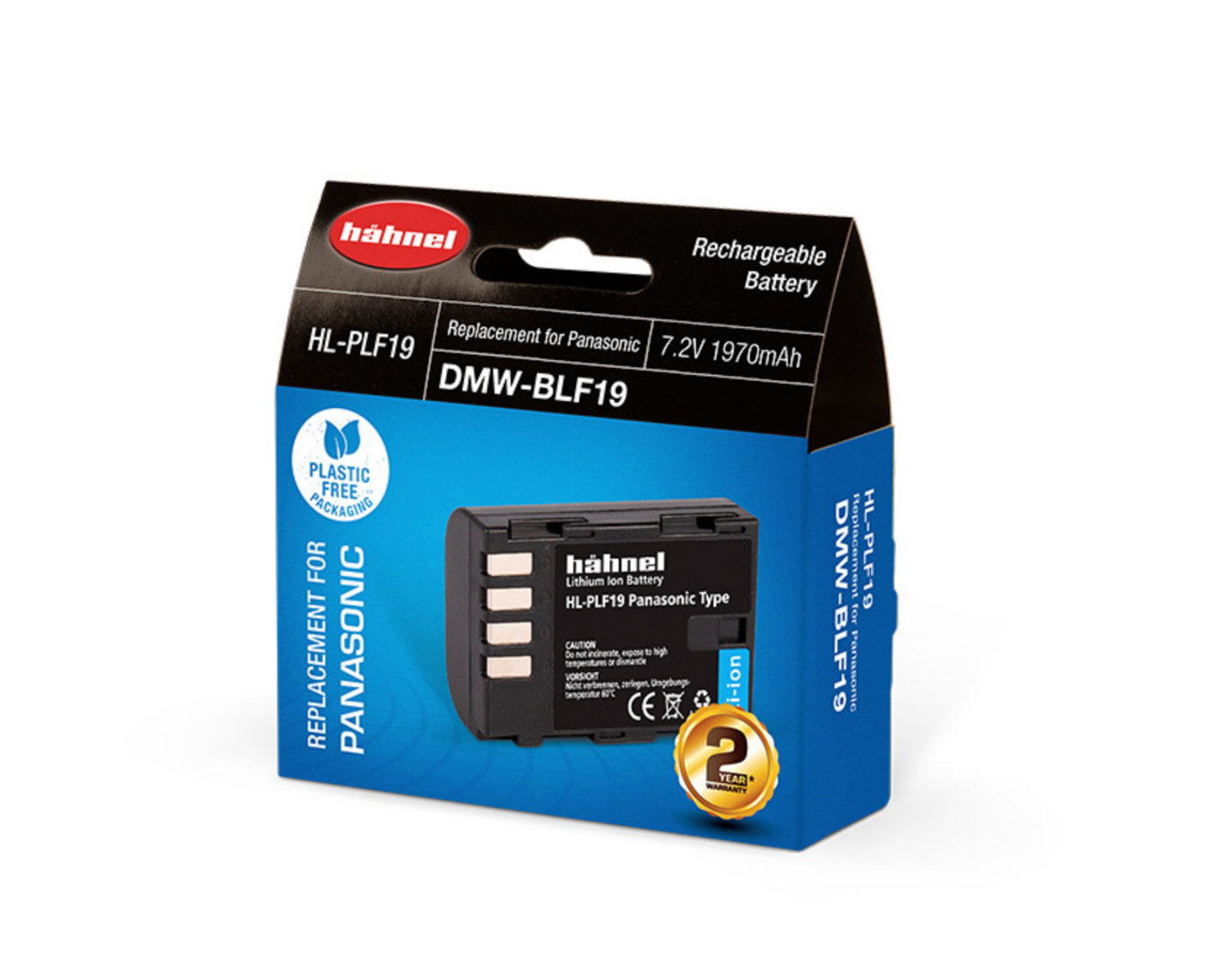 Product Image of Hahnel HL-PLF19 Li-ion Replacement Battery for Panasonic DMW-BLF19