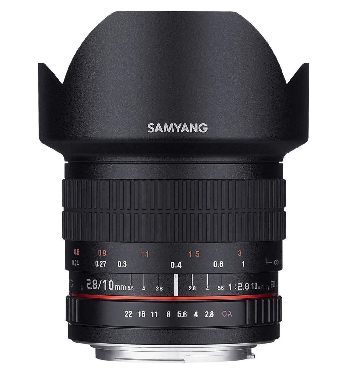 Samyang 10mm F2.8 ED AS NCS CS Lens Canon EF-M Mount Fitting
