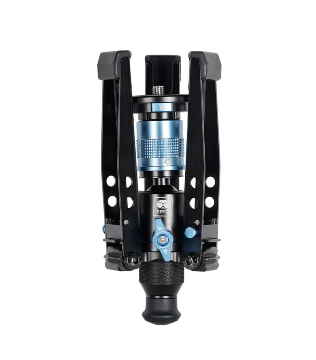 SIRUI P-325FS Camera Monopod, 55.1” Lightweight Carbon Fiber Photo Video Monopod, 5-Section Telescopic Monopod with Feet