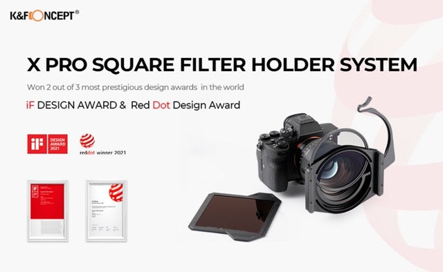 K&F Concept Pro Square ND CPL Filter Set, ND1000, 95MM CPL, GND8, 100mm Filter Holder Kit, Adapter Rings 67mm 72mm 77mm 82mm