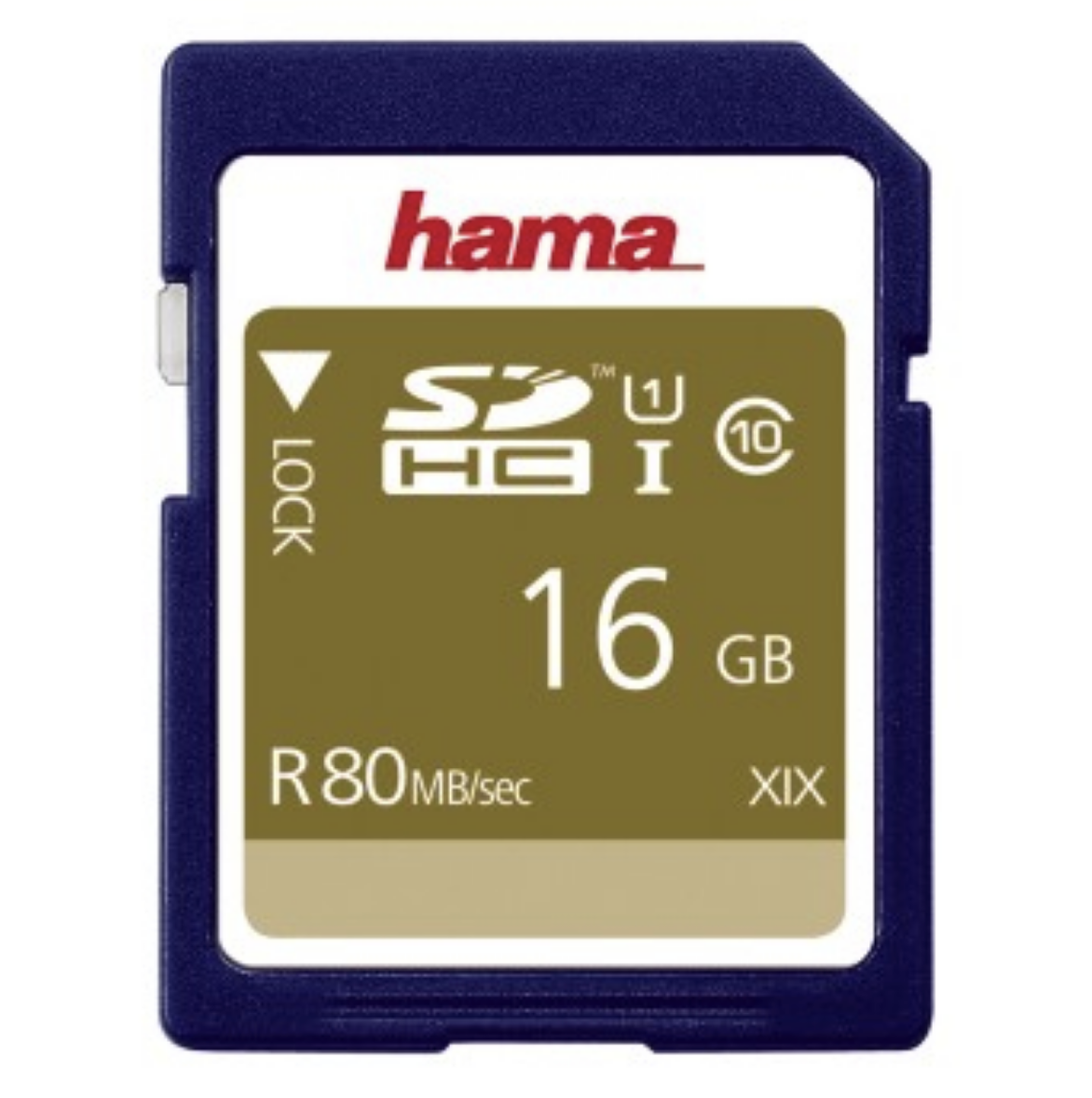 Product Image of Hama 16GB SD Memory Card 80Mb/s