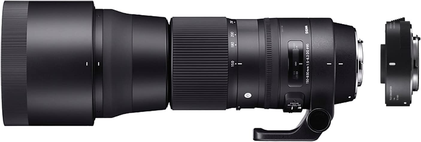Product Image of Sigma 150-600mm Contemporary Lens with TC-1401 Converter Kit for Canon Camera