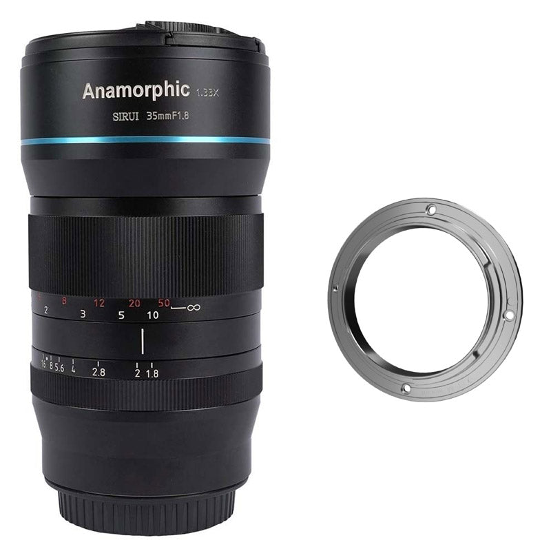 Product Image of Sirui 35mm F1.8 Anamorphic 1.33X Lens & Mount Adapter for Canon EF-M