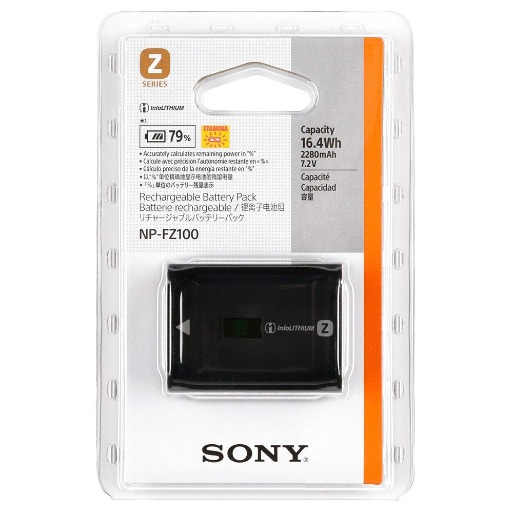 Sony NP-FZ100 Z-series Rechargeable Battery Pack - Product Photo 3 - Item and Packaging