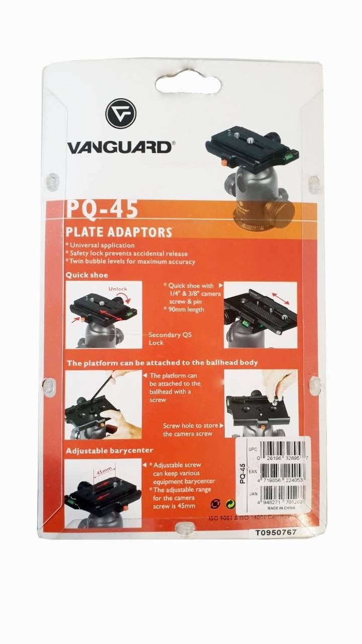 Vanguard PQ-45 Quick Release Plate Universal Adaptor