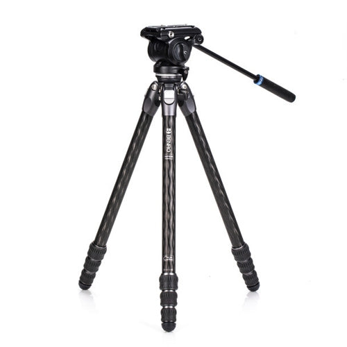 Product Image of Benro Tortoise 24CLV Carbon Fibre Video Tripod with S4PRO Video Head Kit