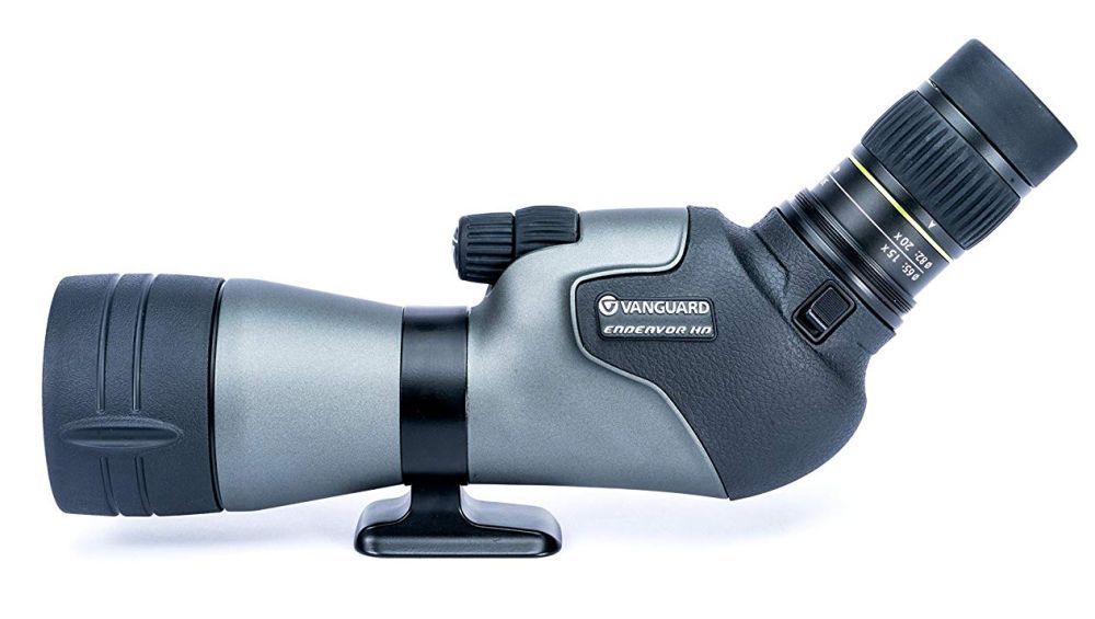Vanguard Endeavor HD 65A Angled Spotting Scope with 15-45x Zoom Eyepiece and Stay-On Case