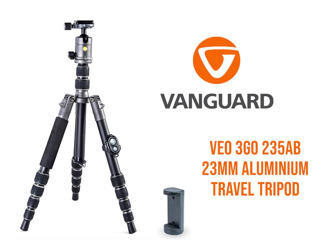Vanguard VEO 3GO 235AB 23mm Aluminium Travel Tripod