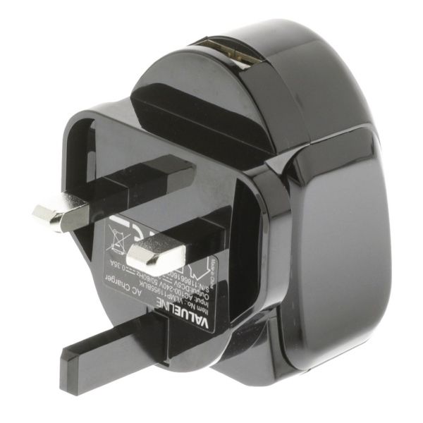 Valueline USB Wall Charger with SmartID technology - automatically detects the required current