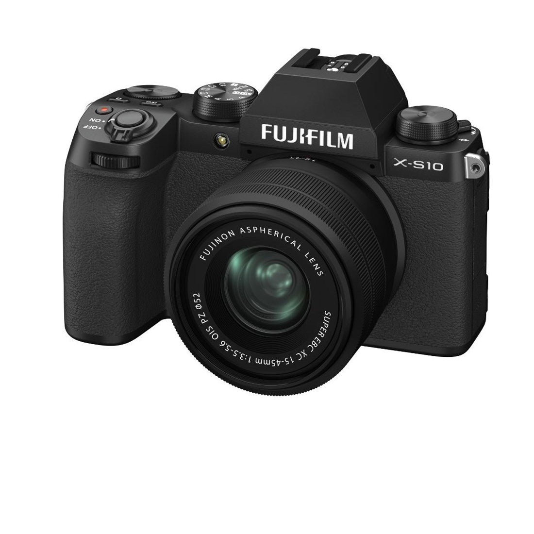 Product Image of Fujifilm X-S10 Camera with XC 15-45mm F3.5-5.6 OIS PZ Lens - Black