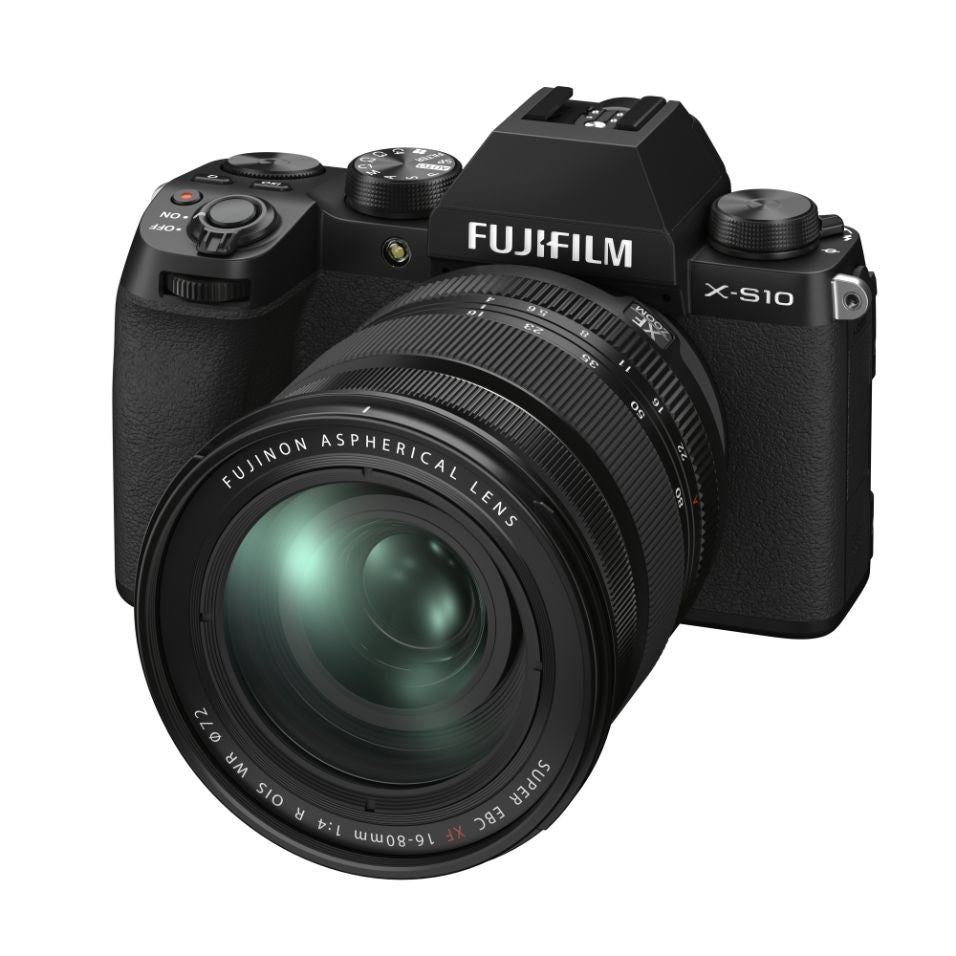 Product Image of Fujifilm X-S10 Camera with XF 16-80mm F4 R OIS WR Lens - Black