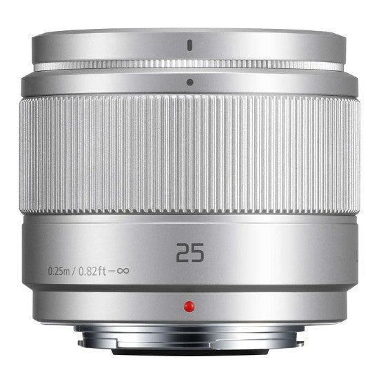 Panasonic LUMIX G 25mm f1.7 Asph Lens Silver