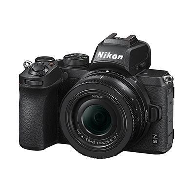 Nikon Z50 Digital Mirrorless Camera with 16-50mm and 50-250mm Lenses (Twin Kit)